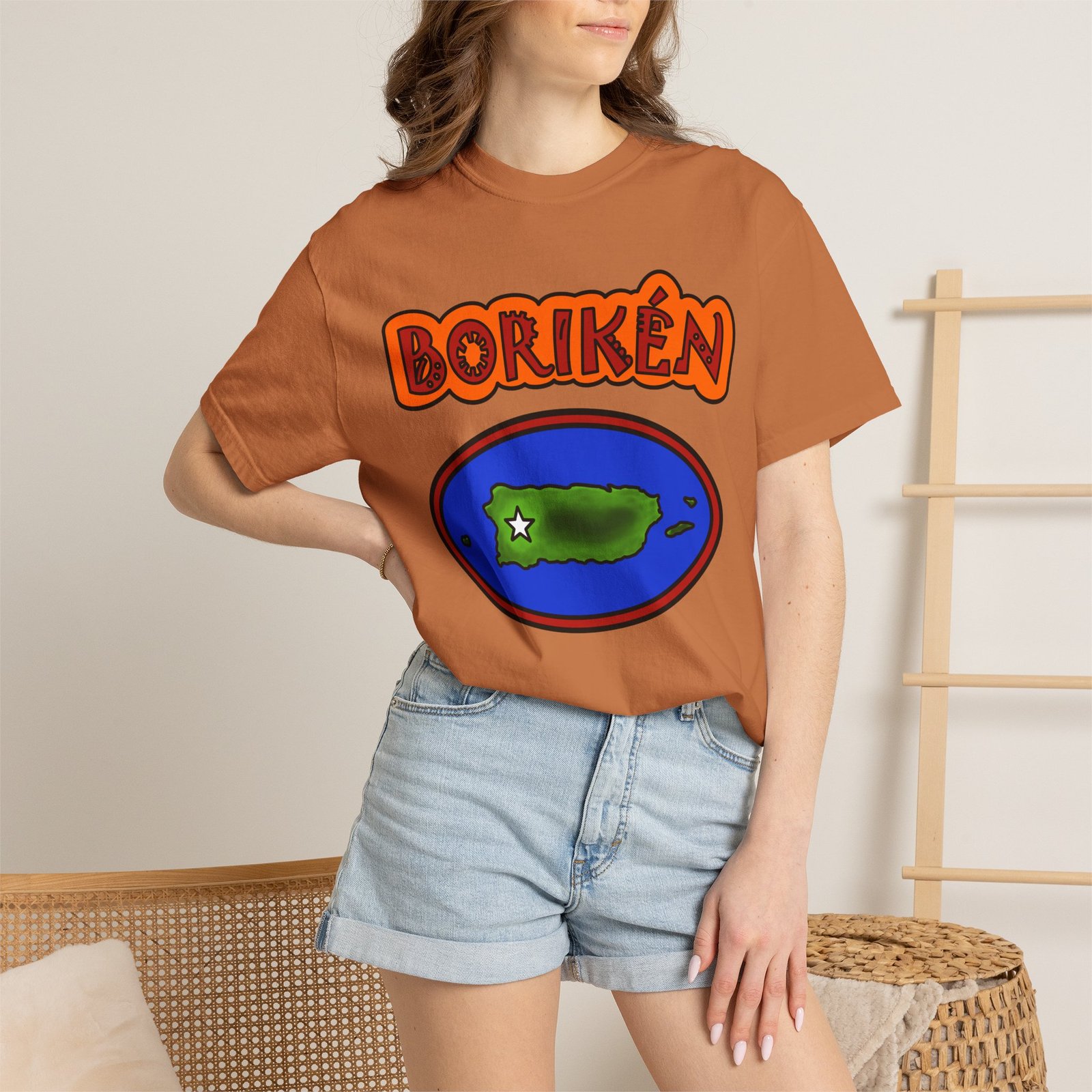 Borikén Island Map T-Shirt — Puerto Rico Pride Tee - Image 4