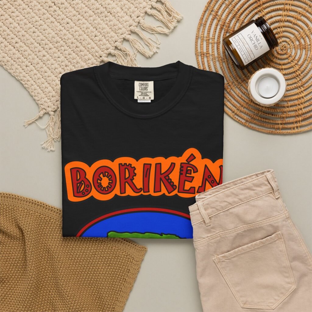 Borikén Island Map T-Shirt — Puerto Rico Pride Tee