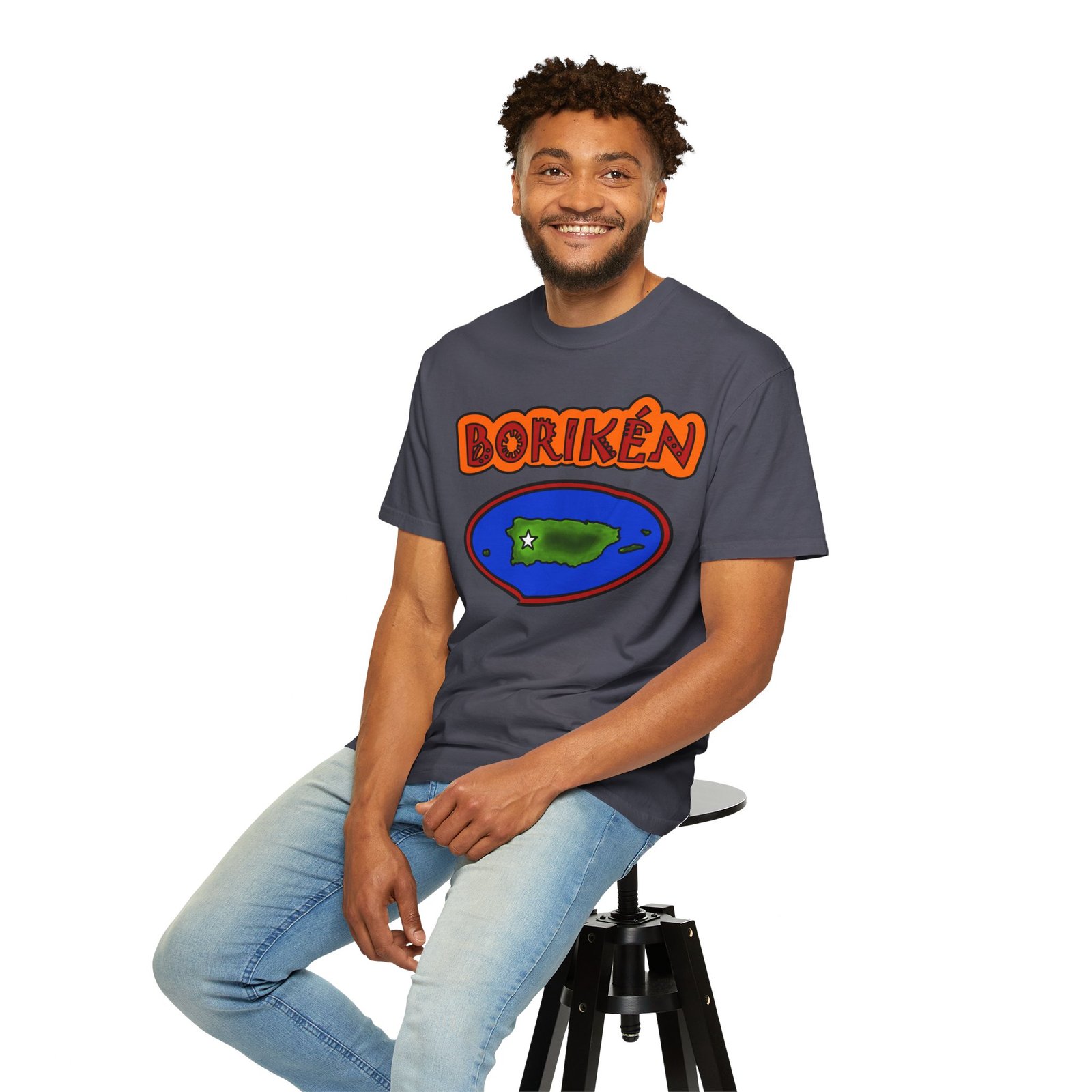 Borikén Island Map T-Shirt — Puerto Rico Pride Tee - Image 7