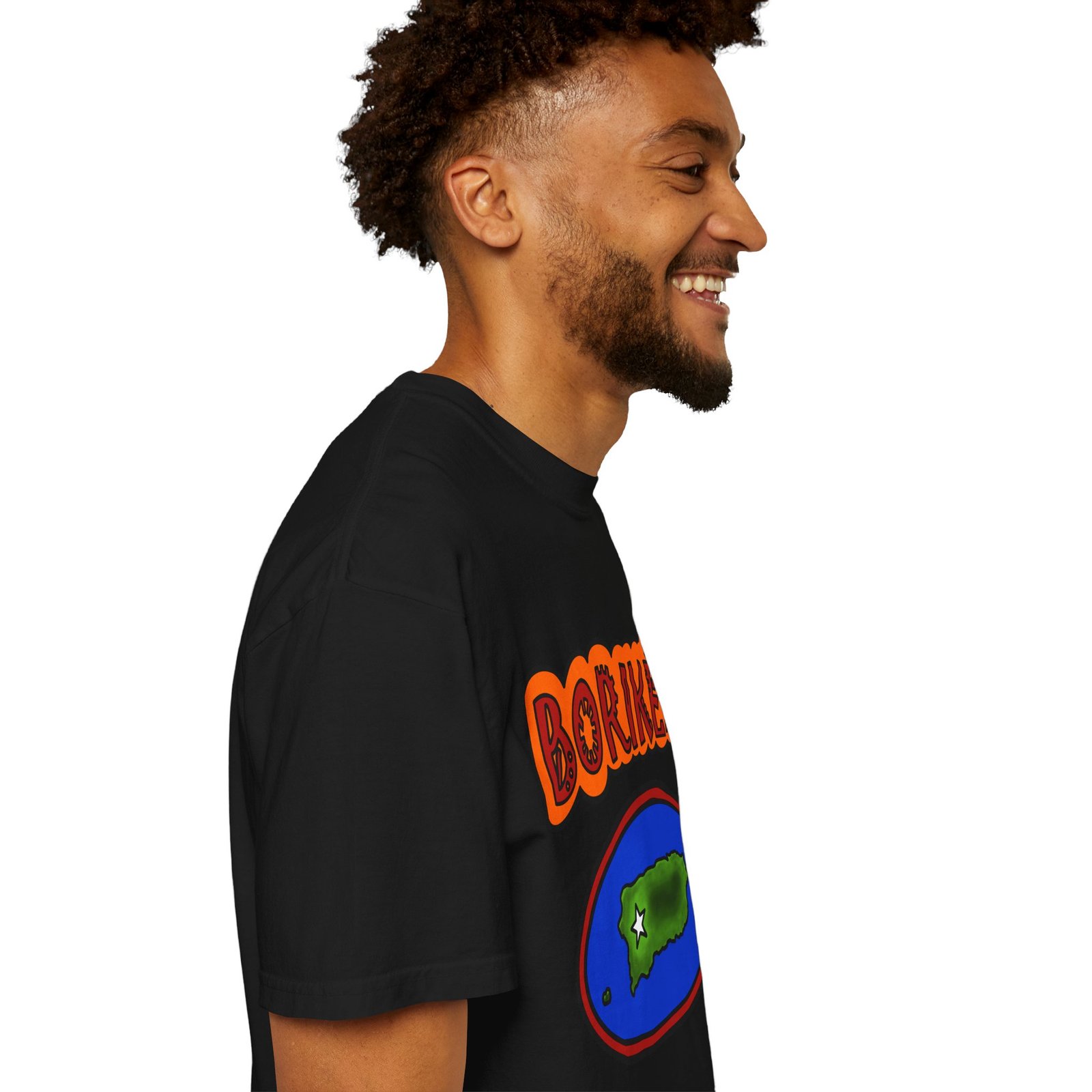 Borikén Island Map T-Shirt — Puerto Rico Pride Tee - Image 2